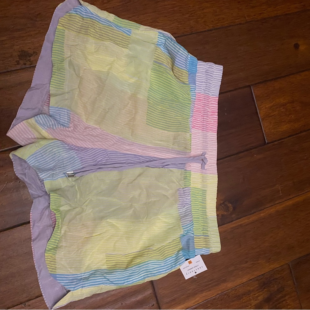 Pastel Stripe Women's Shorts - Multicolor